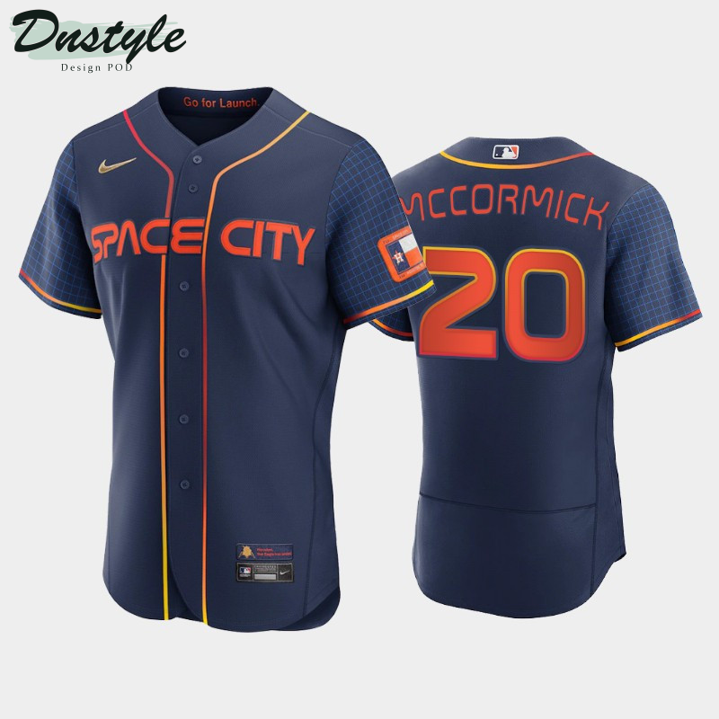 Chas McCormick #20 Houston Astros Men's Jersey 2022 City Connect - Navy