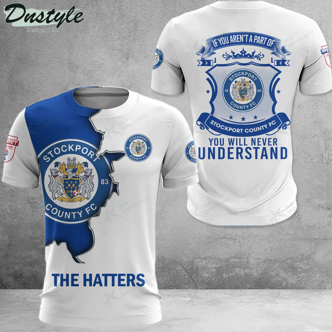 Stockport County FC The Hatters Hoodie Tshirt