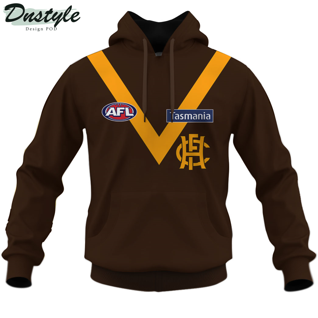 Hawthorn Hawks AFL Version 5 Custom Hoodie Tshirt