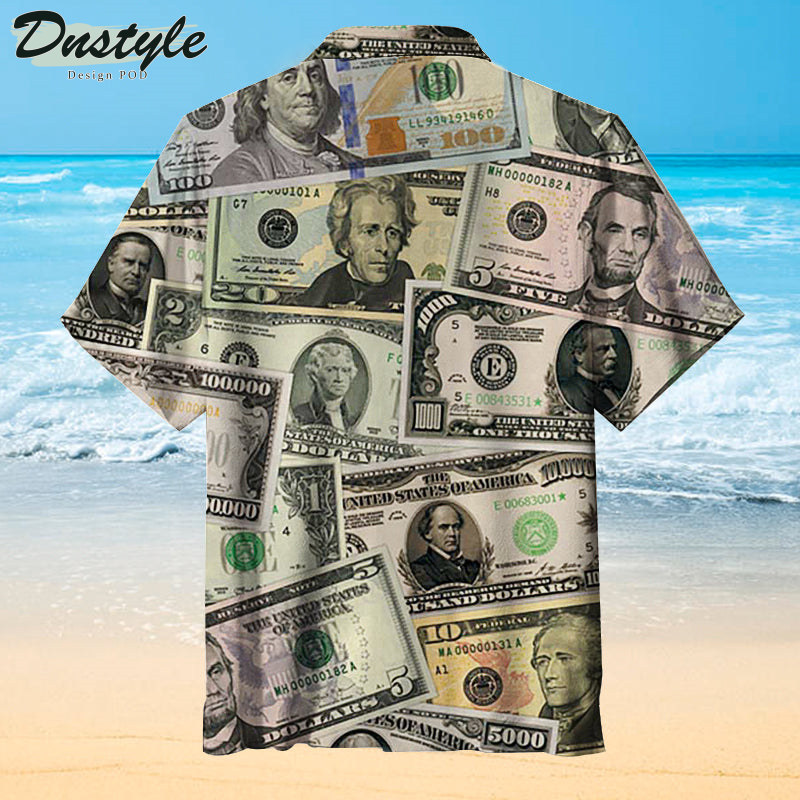 Banknotes of the United States Dollar Hawaiian Shirt