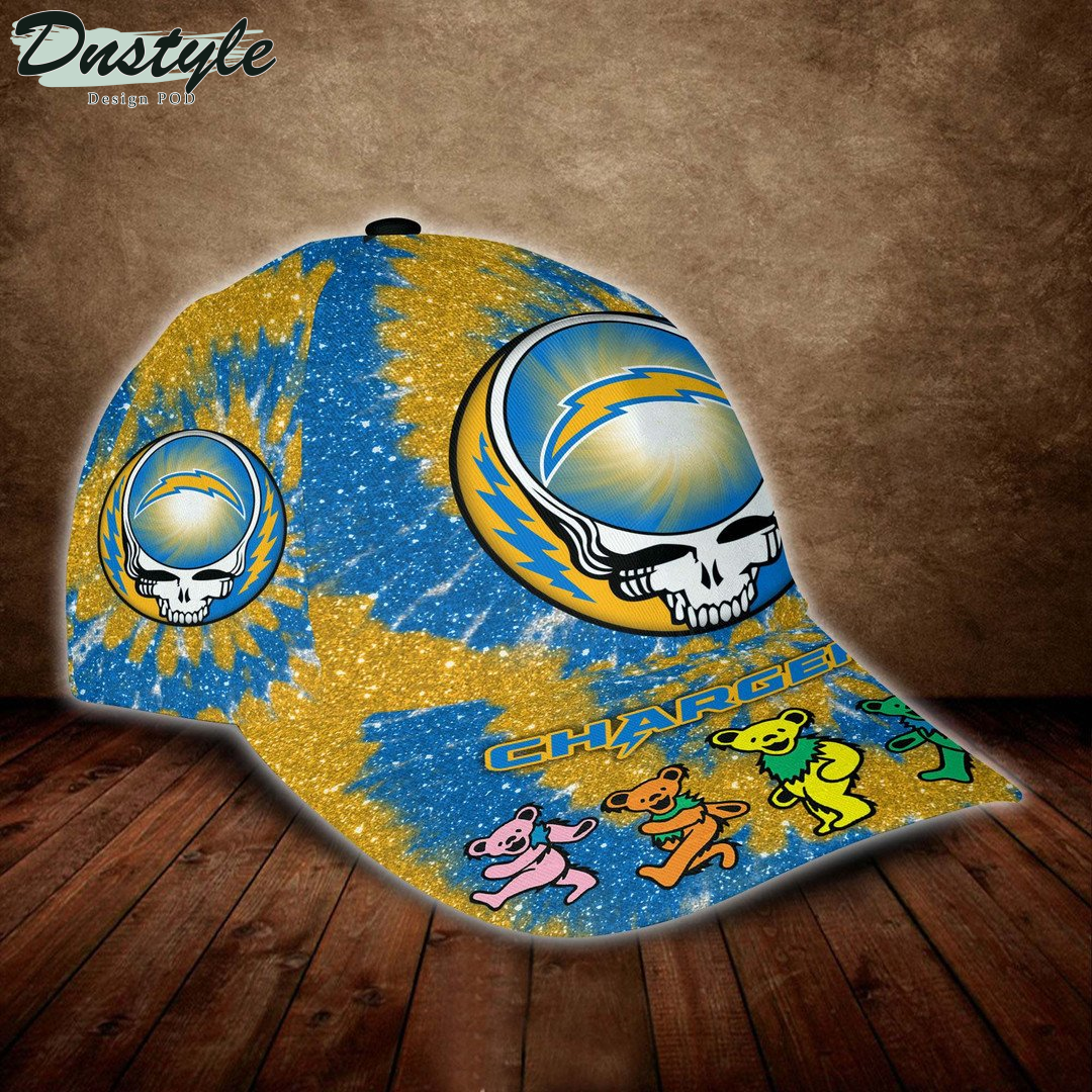 Los Angeles Chargers And Grateful Dead Band Baseball Classic Cap