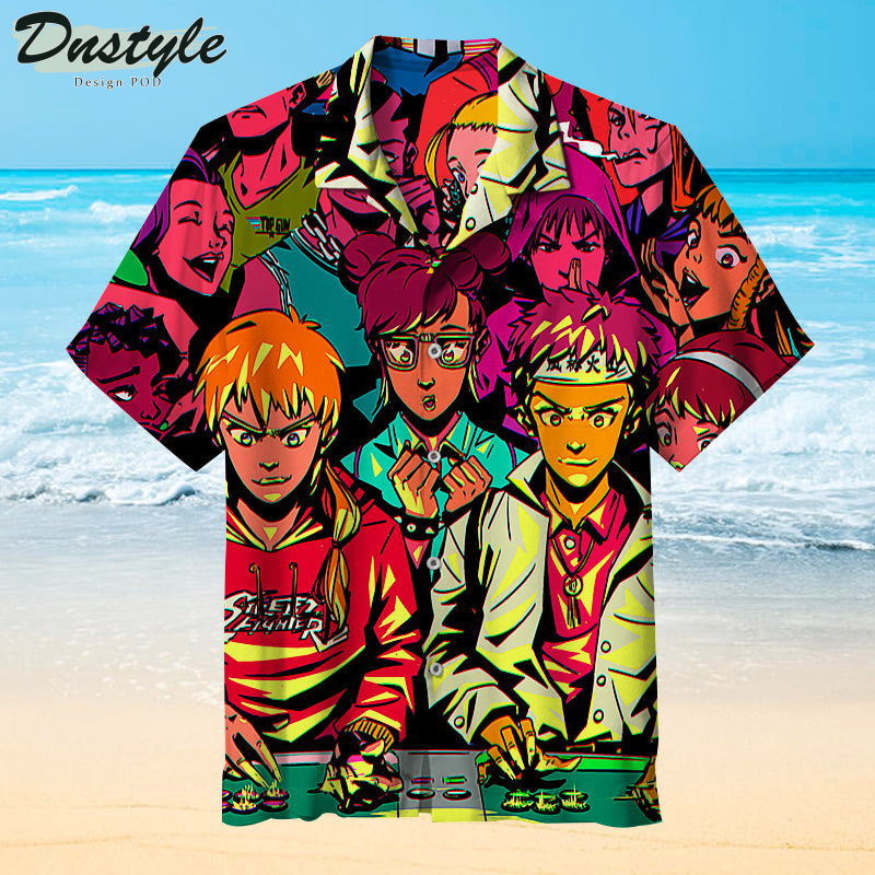 Street Fighter Anniversary Hawaiian Shirt