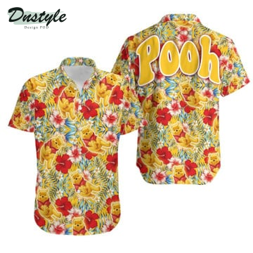 Winnie The Pooh Disney Hibicus Hawaiian Shirt