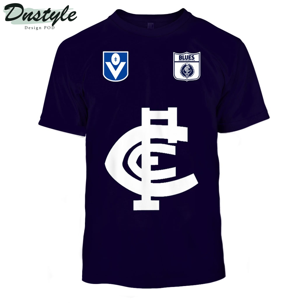 Carlton FC AFL Custom Hoodie Tshirt