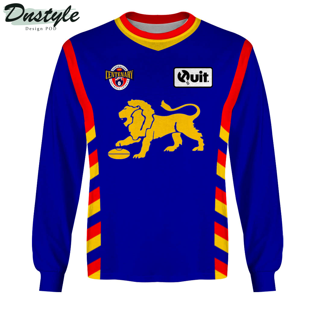 Fitzroy Lions AFL 1996 Custom Hoodie Tshirt