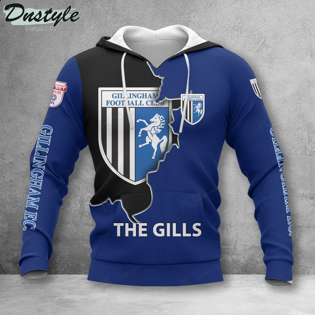 Gillingham FC Te Gills Hoodie Tshirt