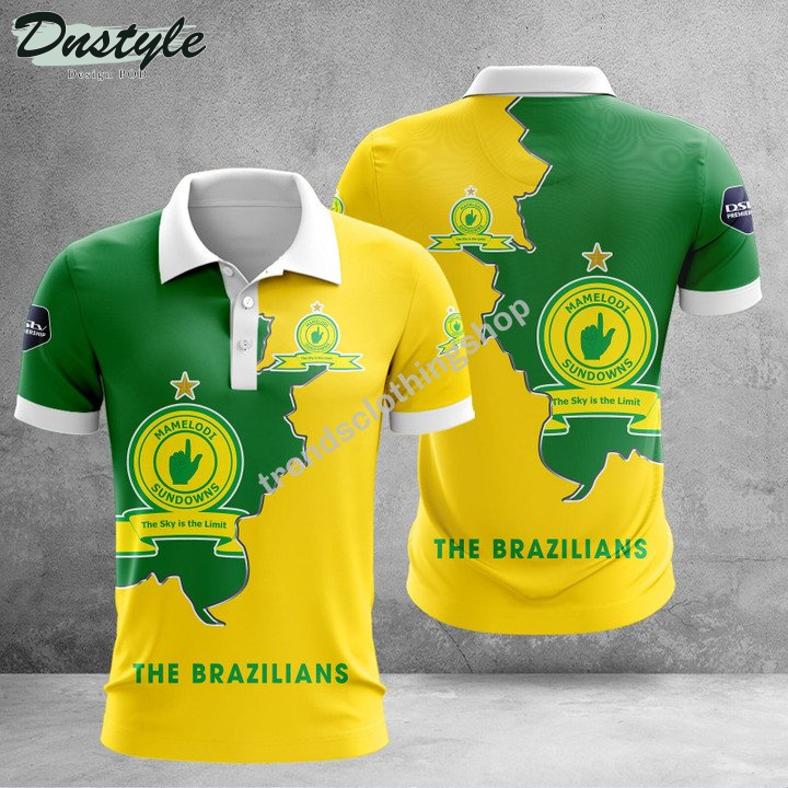 Mamelodi Sundowns F.C. 3D Polo Shirt