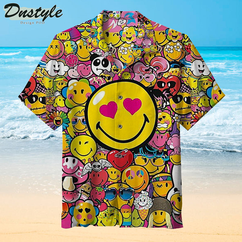 I Like Smiley Emoji Hawaiian Shirt