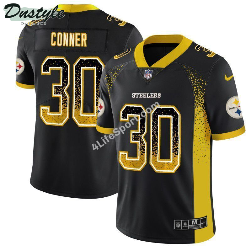 James Conner 30 Pittsburgh Steelers Yellow Black Football Jersey