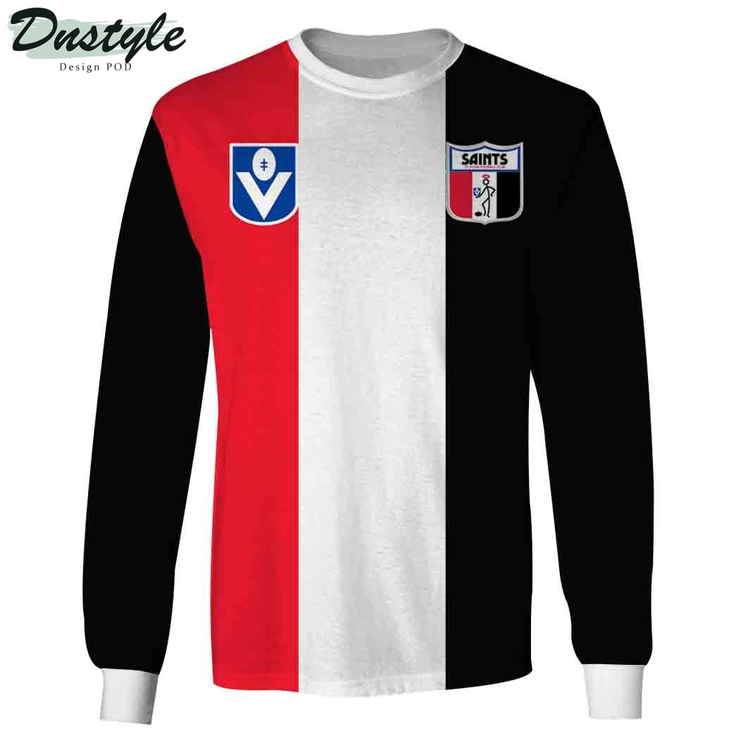 St Kilda FC Vintage Custom Hoodie Tshirt