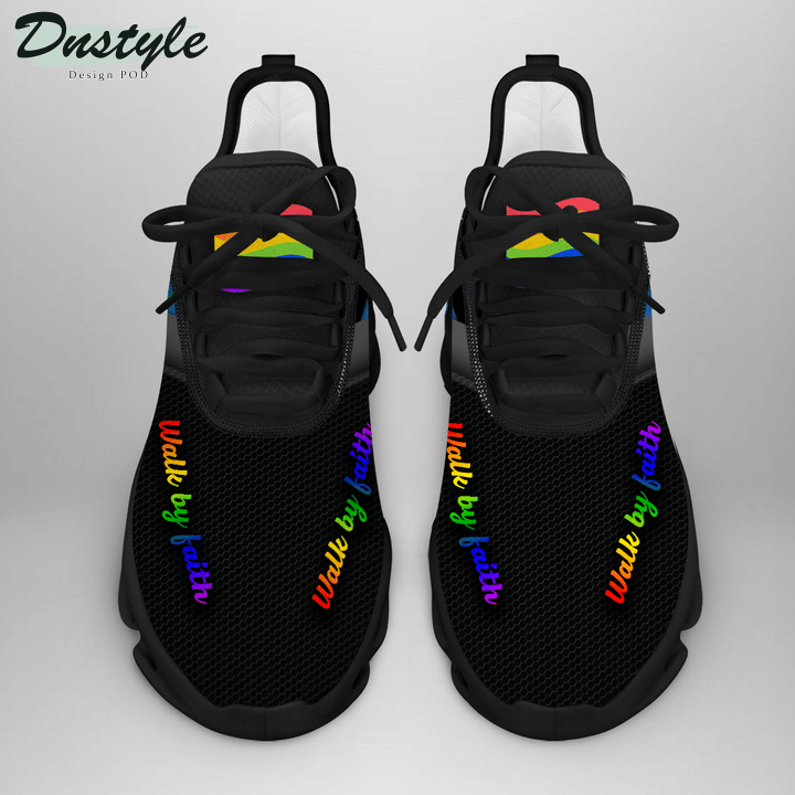 LGBT " Walk By Faith " Max Soul Sneaker
