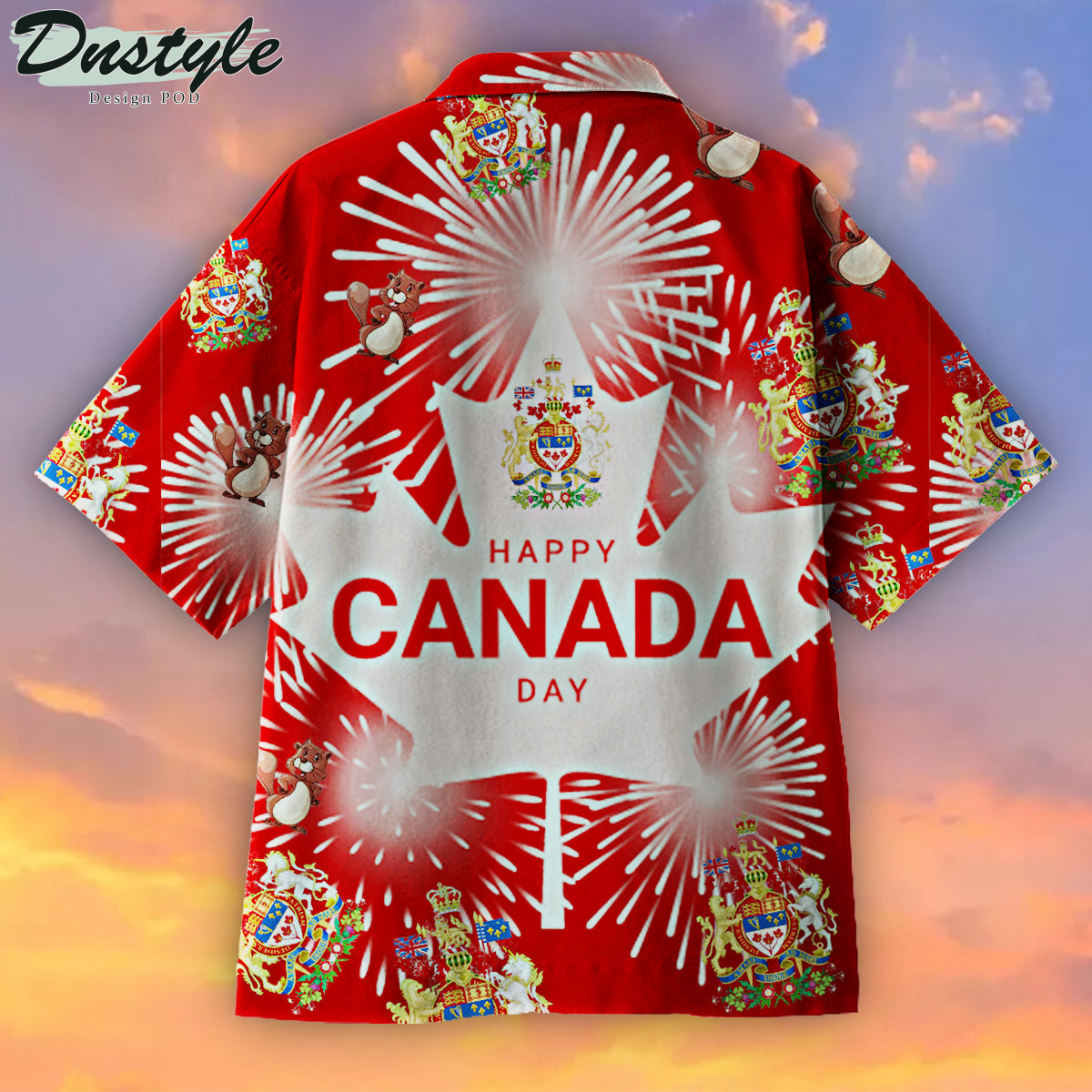 I Love My Motherland Canada Day Hawaiian Shirt