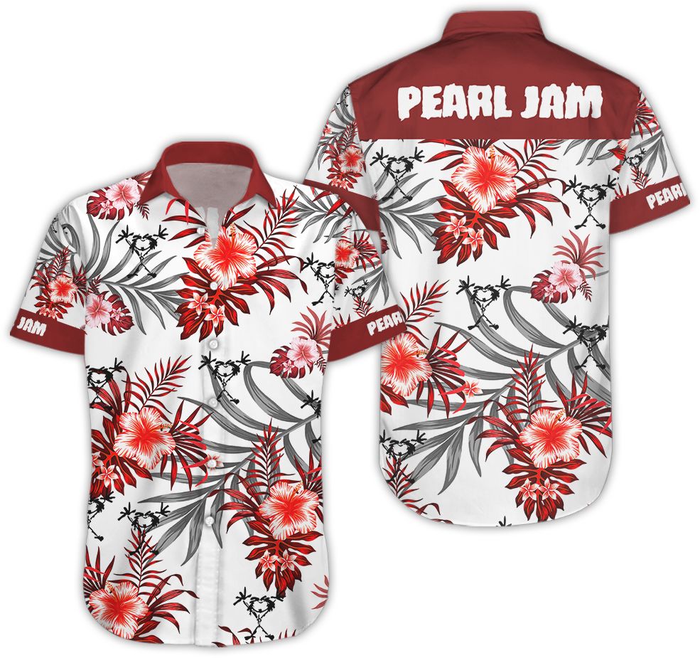 Pearl Jam Hawaiian Shirt Beach Shorts