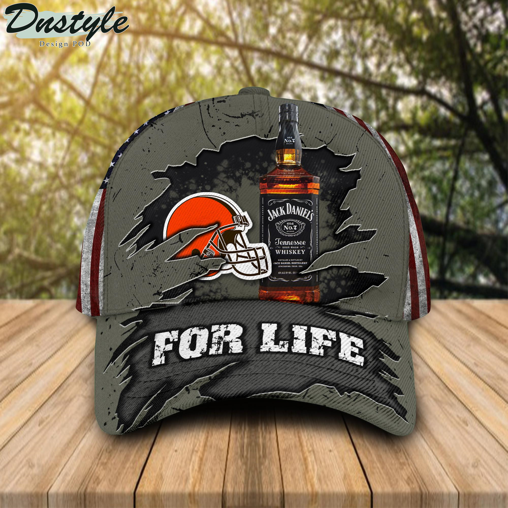 Cleveland Browns Jack Daniels For Life Classic Cap