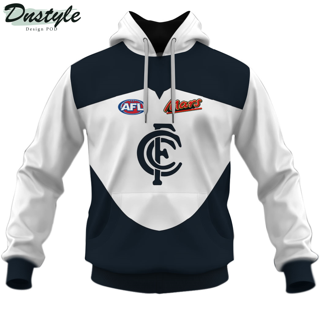 Carlton Blues AFL Version 3 Custom Hoodie Tshirt