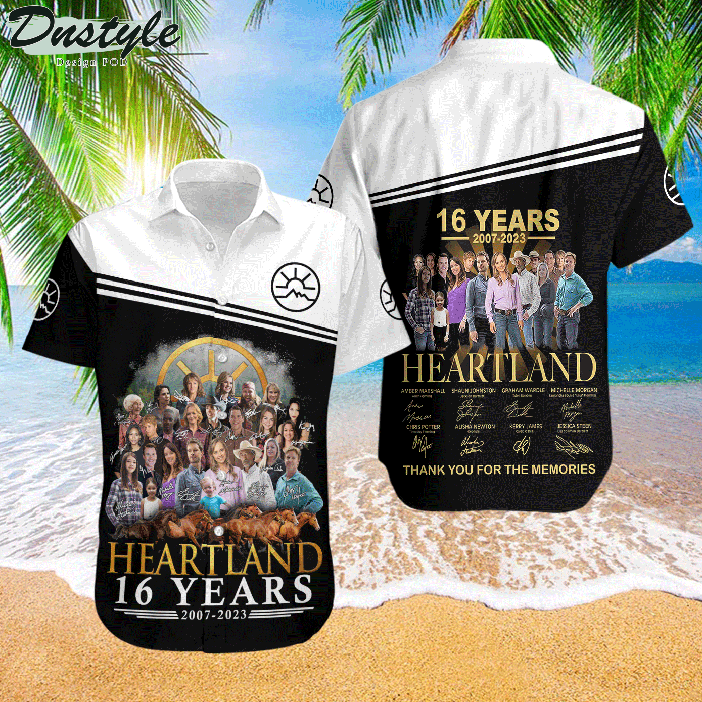 Heartland 16 Years Memories Hawaiian Shirt