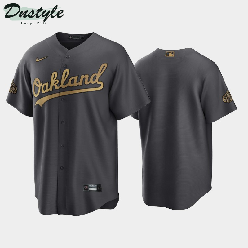 Oakland Athletics # 2022 MLB All-Star Game AL Charcoal Jersey