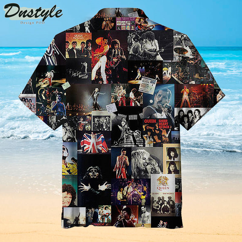 Queen Band Collage Hawaiian Shirt