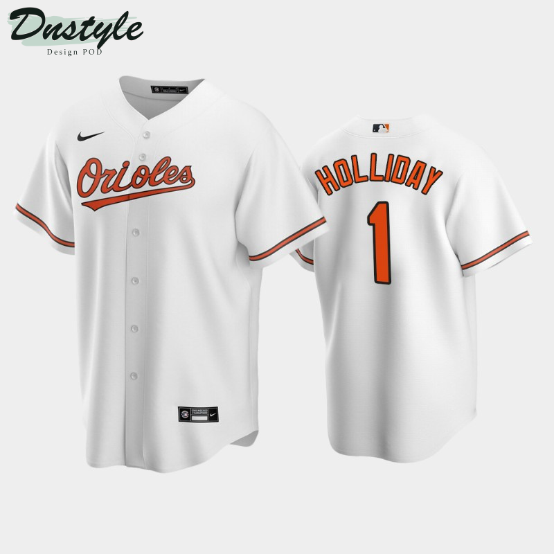2022 MLB Draft Baltimore Orioles Jackson Holliday #1 White Home Jersey