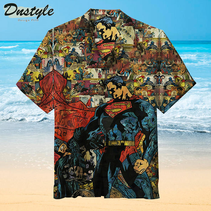 Superman Comic Hawaiian Shirt