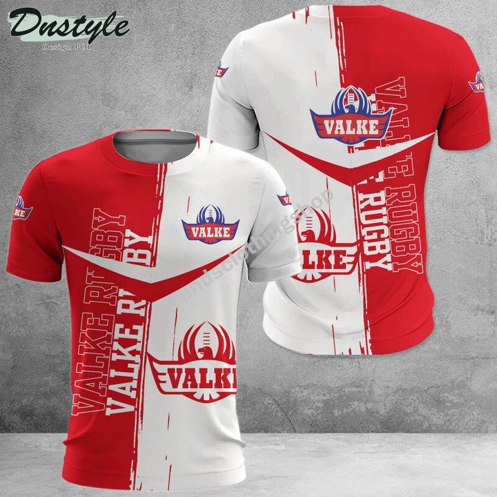 Valke Rugby 3d Hoodie Tshirt
