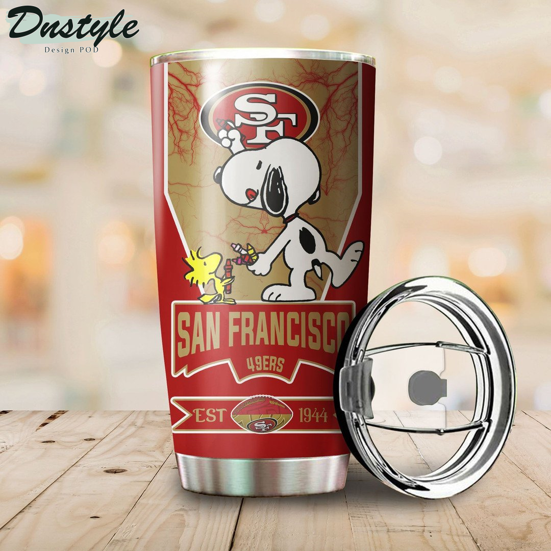 San Francisco 49Ers Snoopy Tumbler