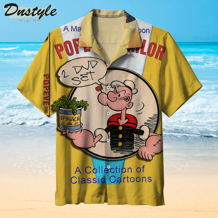 Long Live Spinach Popeye Hawaiian Shirt