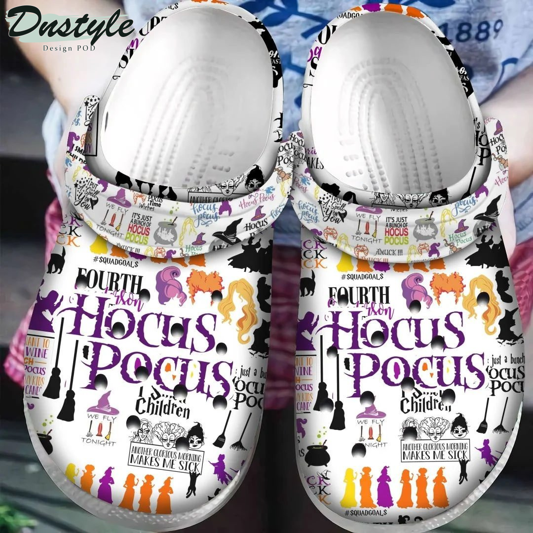 Hocus Pocus Pattern Halloween Clog Crocs Shoes