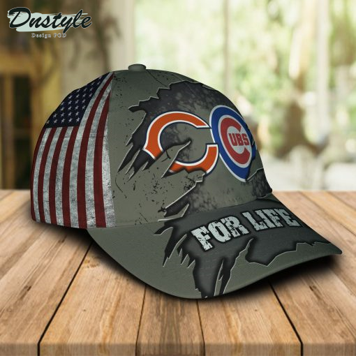Chicago Cubs Chicago Bears For Life Classic Cap