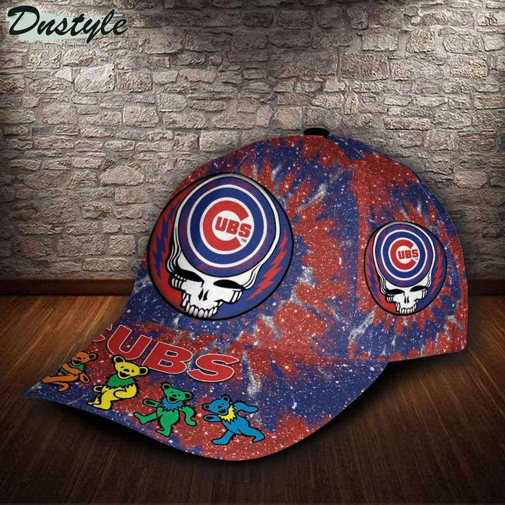 Chicago Cubs And Grateful Dead Band Baseball Classic Cap