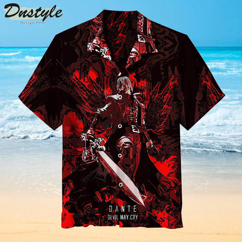 Classic Dante from Devil May Cry Hawaiian Shirt