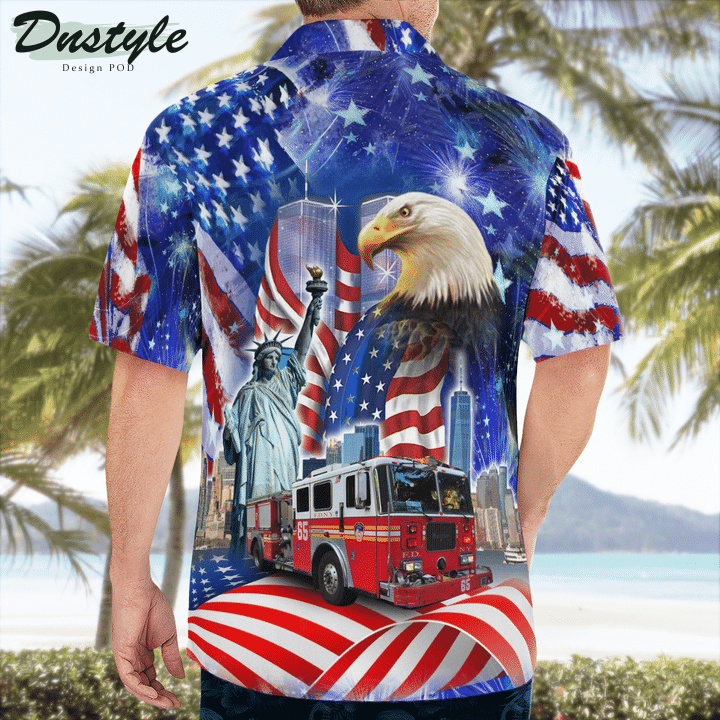 Patriot Day, Fdny Engine 65 Hawaiian Shirt
