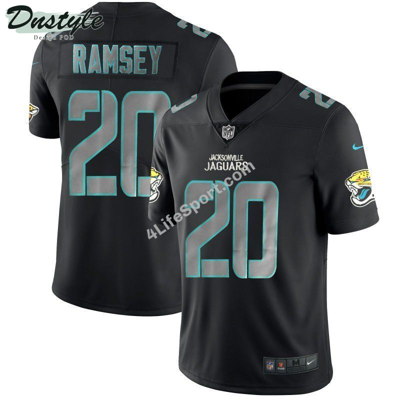 Jalen Ramsey 20 Jacksonville Jaguars Black Blue Football Jersey
