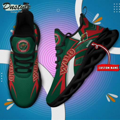 Minnesota Wild Personalized Max Soul Chunky Sneakers