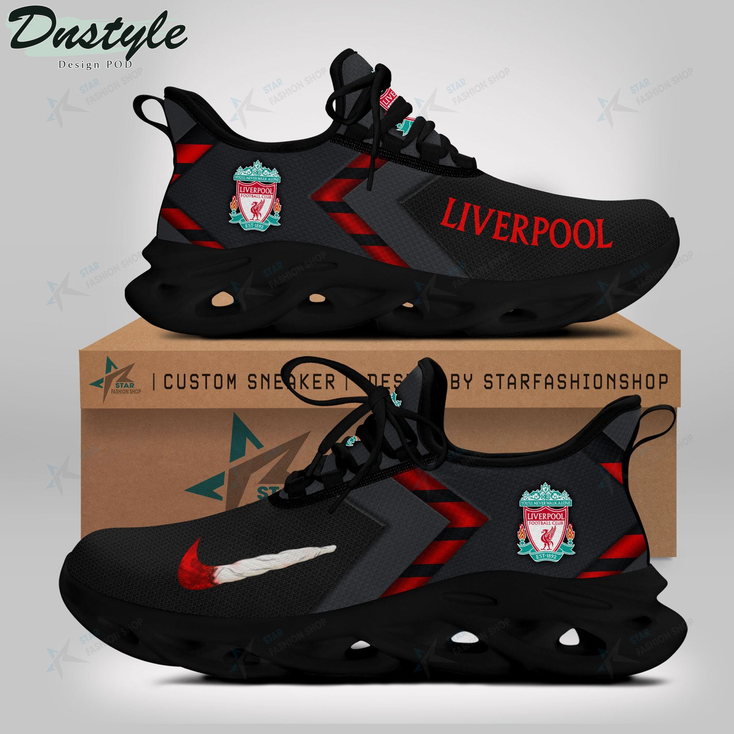 Liverpool F.C EPL Custom Max Soul Shoes
