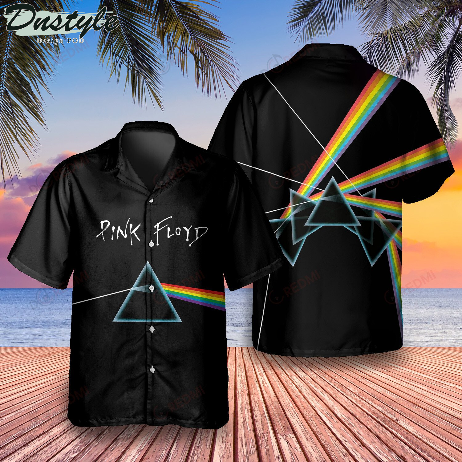 Pink Floyd The Dark Side Of The Moon Hawaiian Shirt