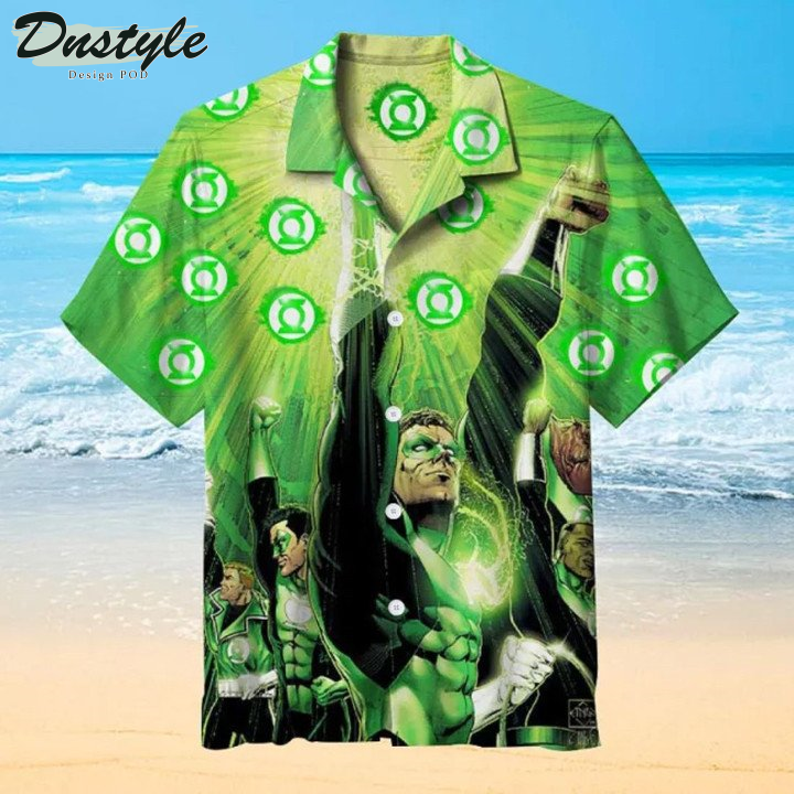 Justice League Green Lantern Hawaiian Shirt