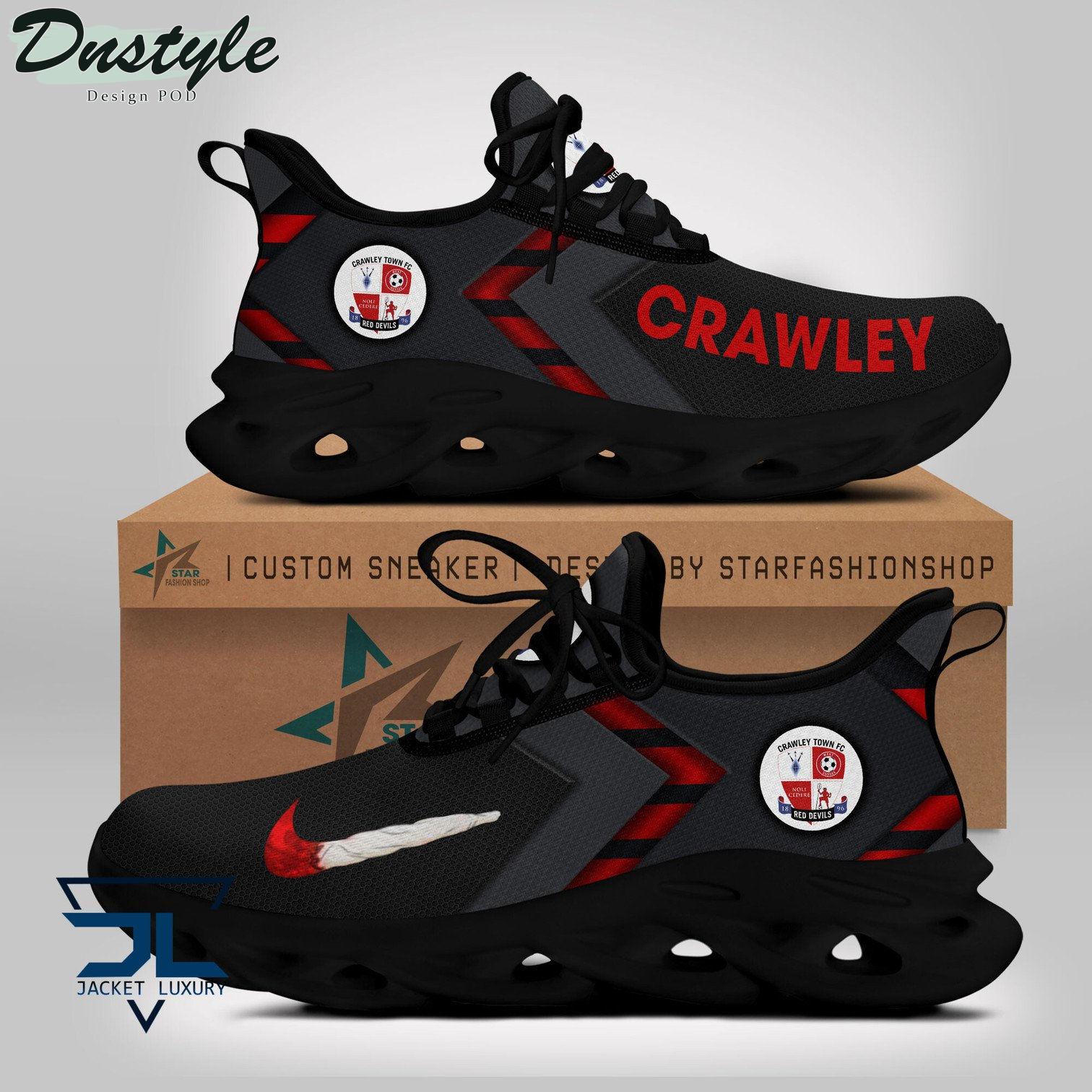 Crawley Town Nike Clunky Max Soul Sneakers