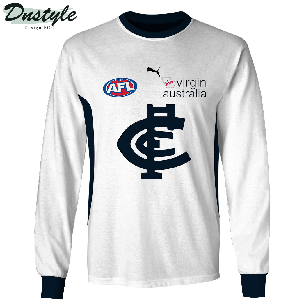 Carlton Blues AFL Version 4 Custom Hoodie Tshirt