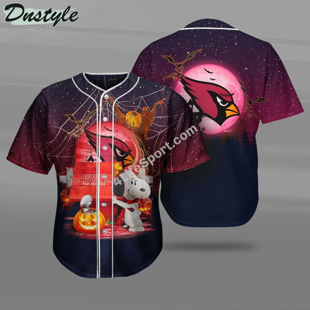 Arizona Cardinals Snoopy Baseball Jersey