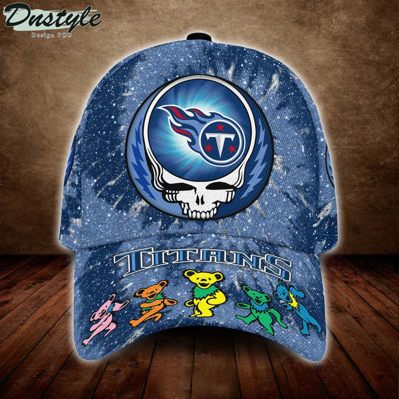 Tennessee Titans And Grateful Dead Band Baseball Classic Cap