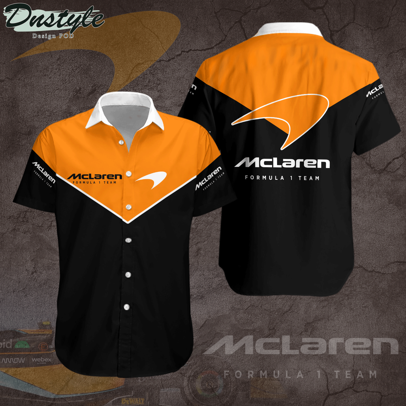 McLauren Formula 1 Team Hawaiian Shirt