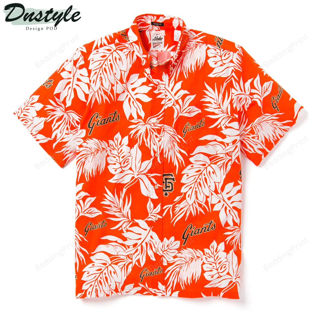 San Francisco Giants Aloha MLB Orange Hawaiian Shirt