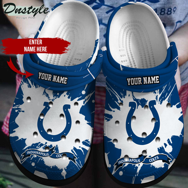 Indianapolis Colts Personalized Crocs Clog Shoes