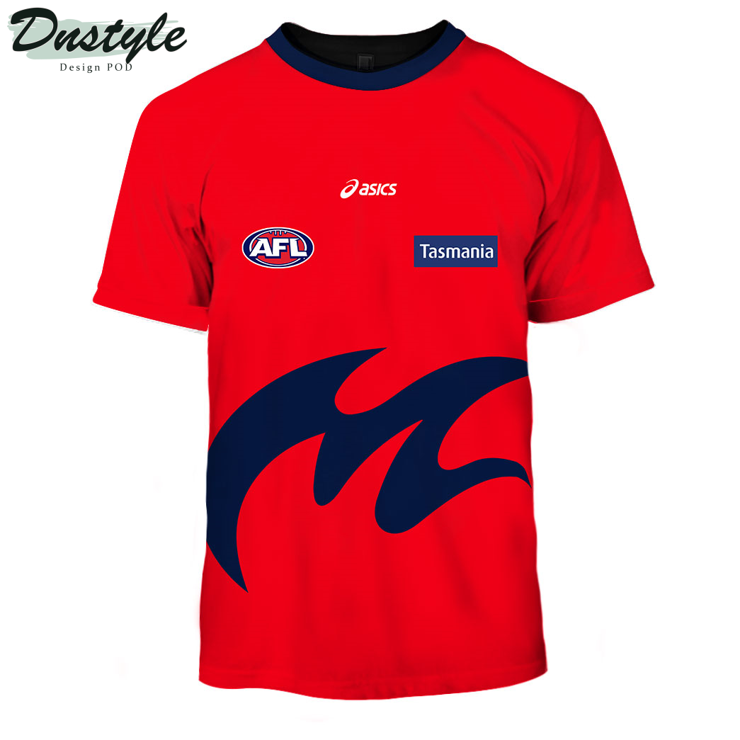 Melbourne Demons FC AFL Version 5 Custom Hoodie Tshirt
