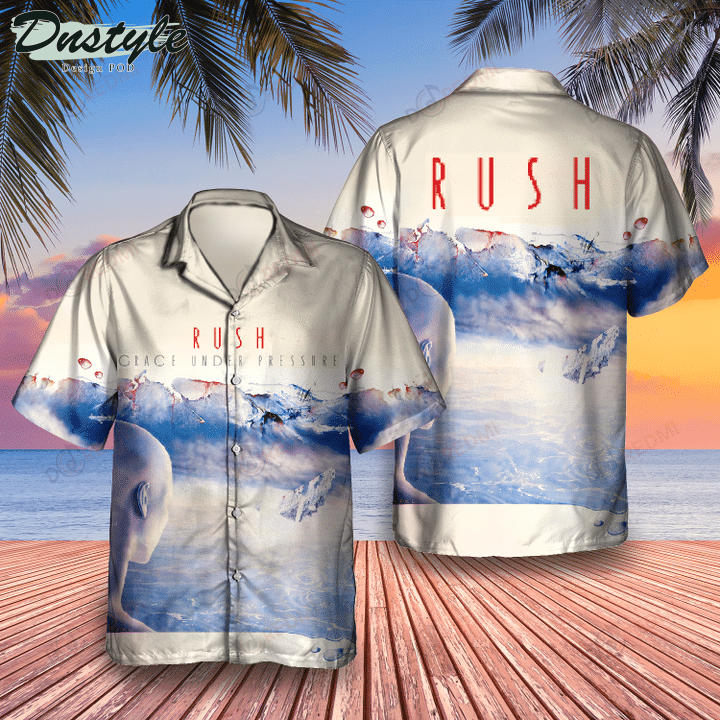 Rush Band Grace Under Pressure Hawaiian Shirt