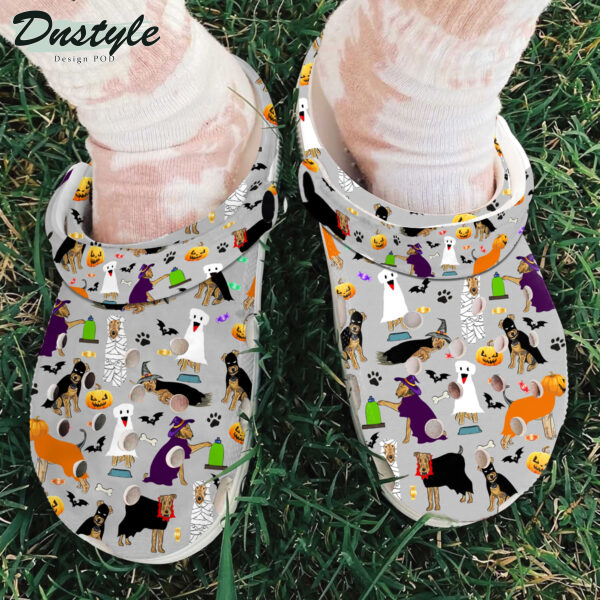 Airedale Terrier Halloween Crocs Crocband Slippers