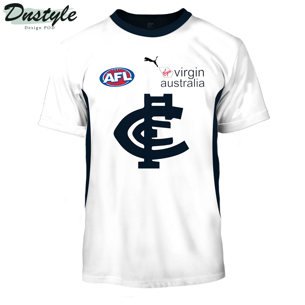 Carlton Blues AFL Version 4 Custom Hoodie Tshirt