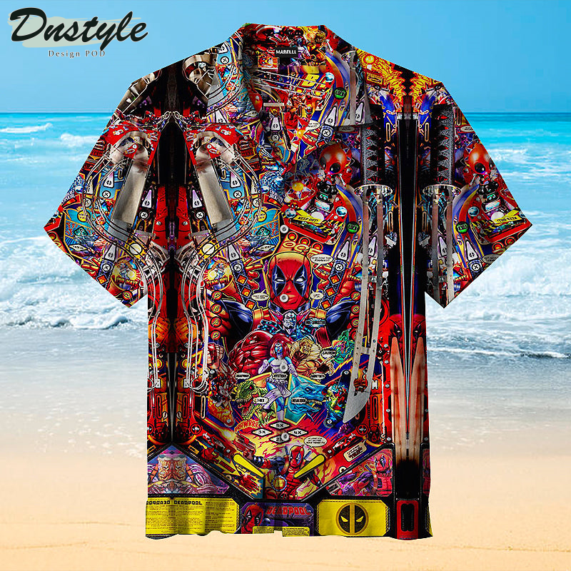 Deadpool Pinball Hawaiian Shirt