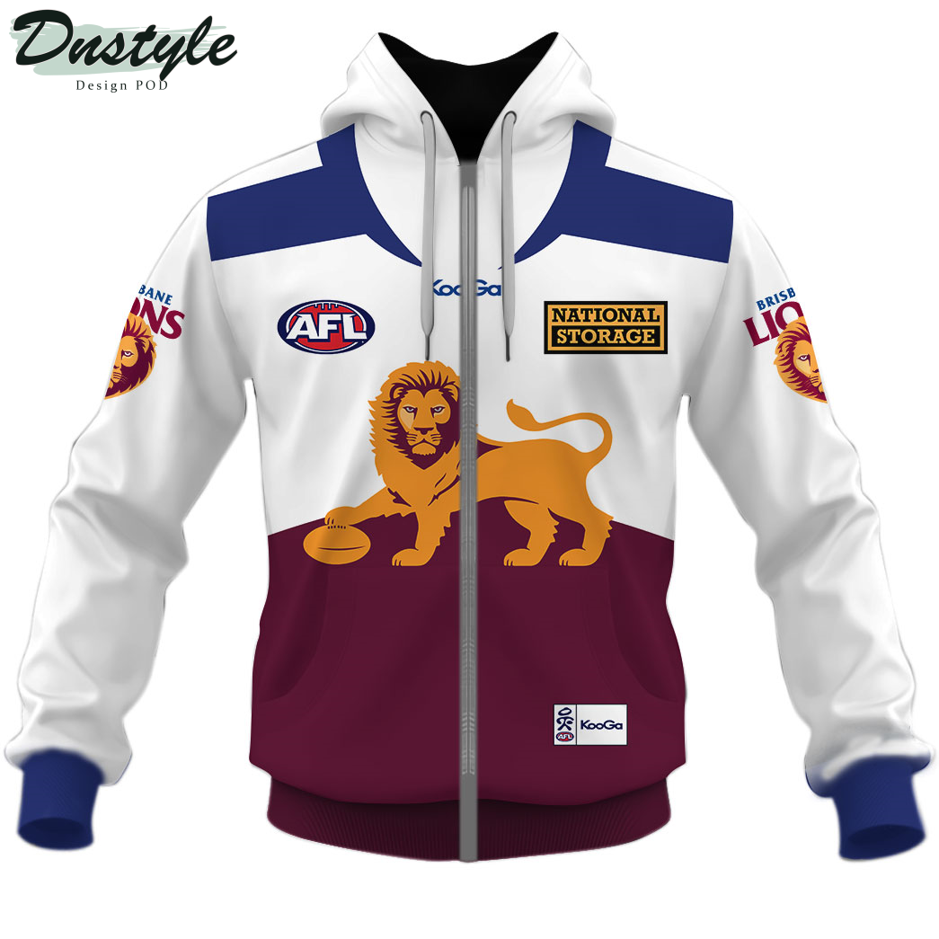 Brisbane Lions FC AFL Version 5 Custom Hoodie Tshirt